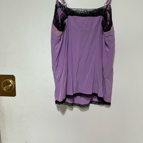 Zadig & Voltaire purple lace trimmed camisole cami AS IS M - Picture 4 of 9